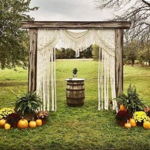 Macrame curtain handmade